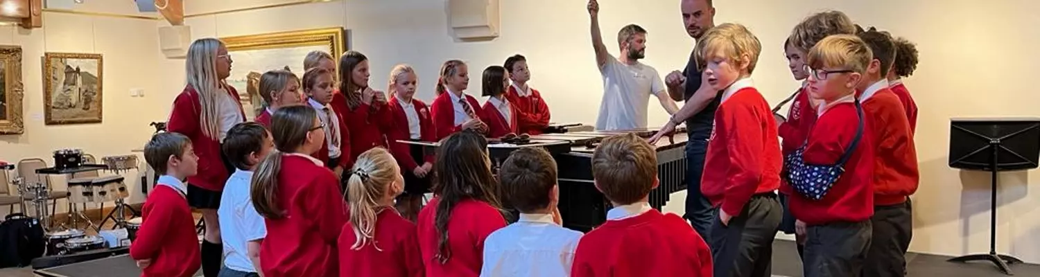 O Duo workshop with Children from St Mary